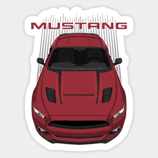 Mustang GT CS 2016-2017 - Ruby Red Sticker